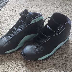 Nike Air Jordan 13 Black Island Green